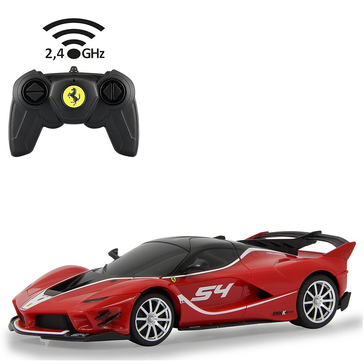 JAMARA Ferrari FXX K Evo 1:24 rot 2,4GHz ab 6 Jahren JAMARA Ferrari FXX K Evo 1:24 rot 2,4GHz ab 6 Jahren
