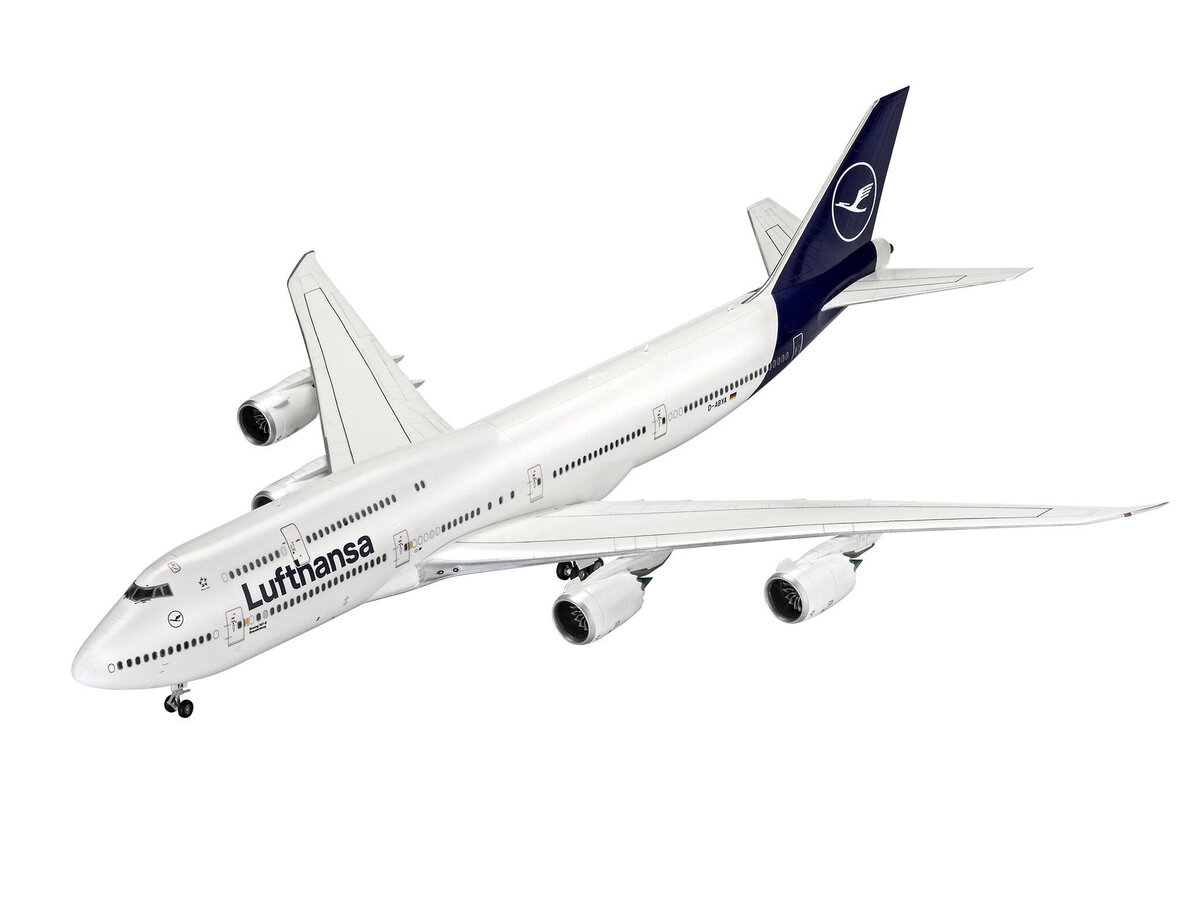 Revell 03891 Boeing 747-8 "Lufthansa" New Livery - Flugzeugmodell 1:144 Flugzeug, Verkehrsflugzeug, Fahrzeug, Flug