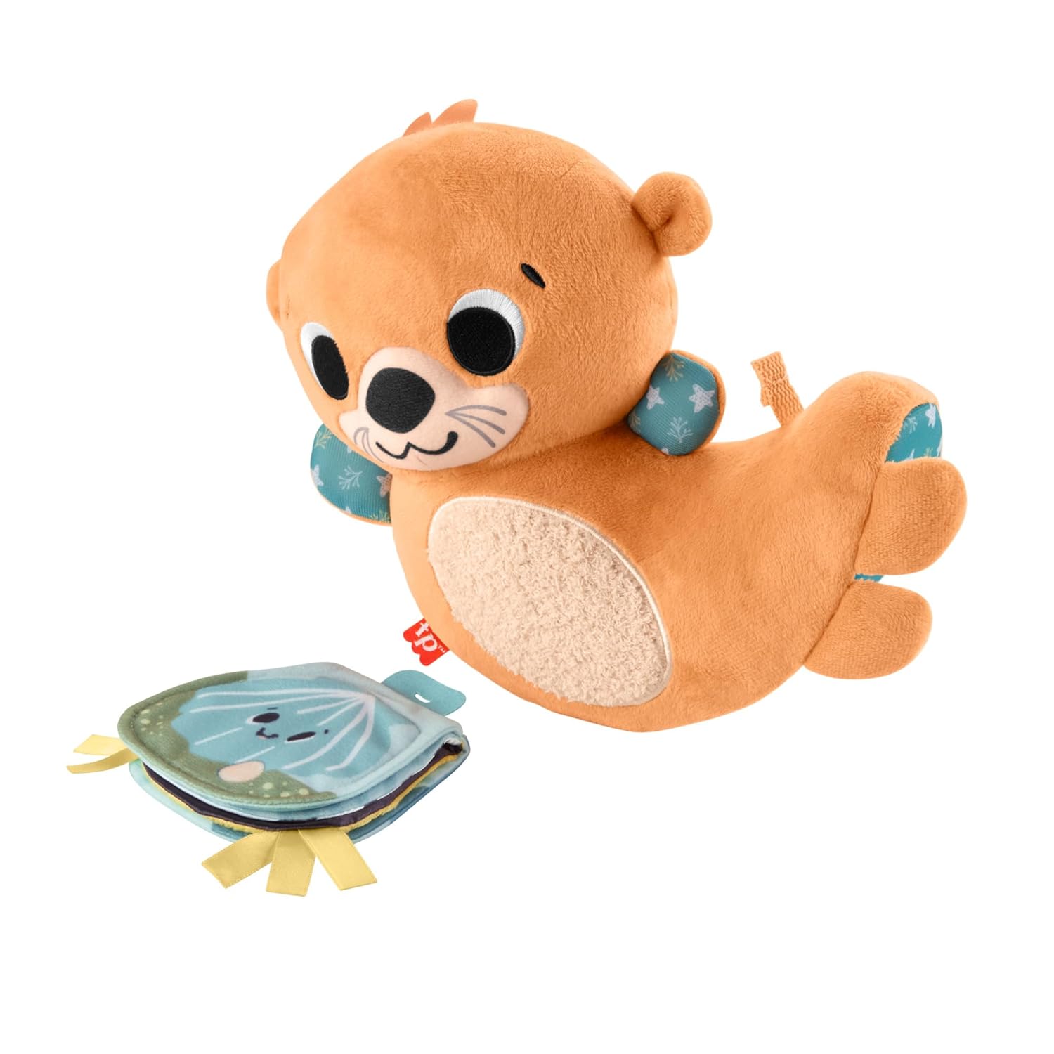 Fisher-Price, 2-in-1, Wippender, Otter, Sensorik-Spielzeug, für, Babys, HXG96, Plüsch, Spielzeug
