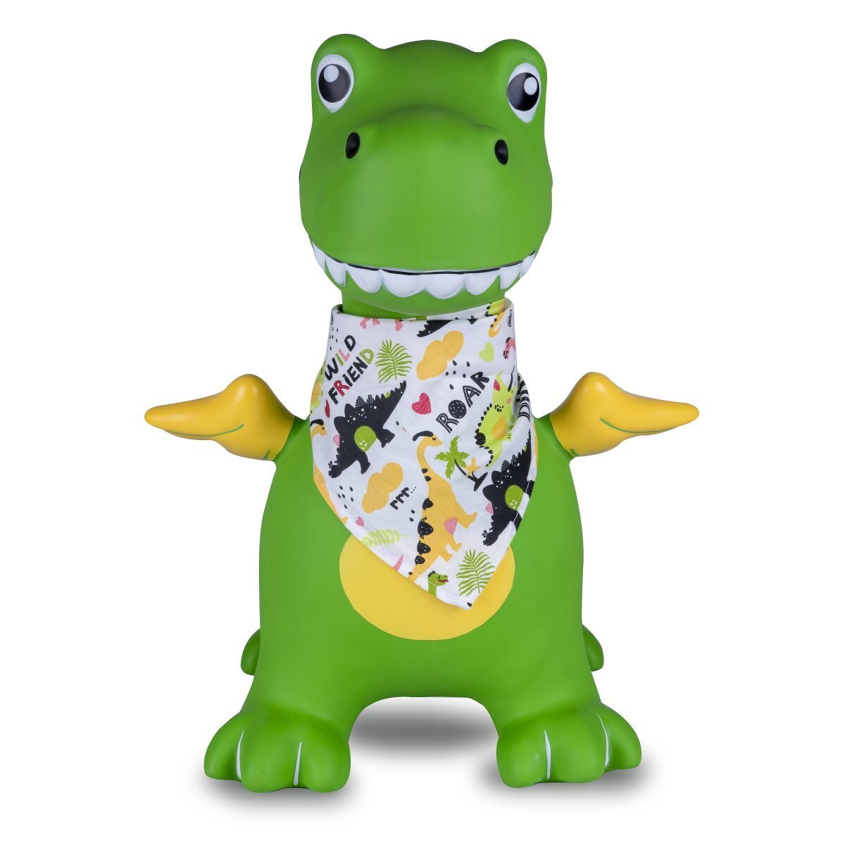 JAMARA Hüpftier Dino mit Flügel HoppyDoo grün mit Pumpe ab 12 Monaten