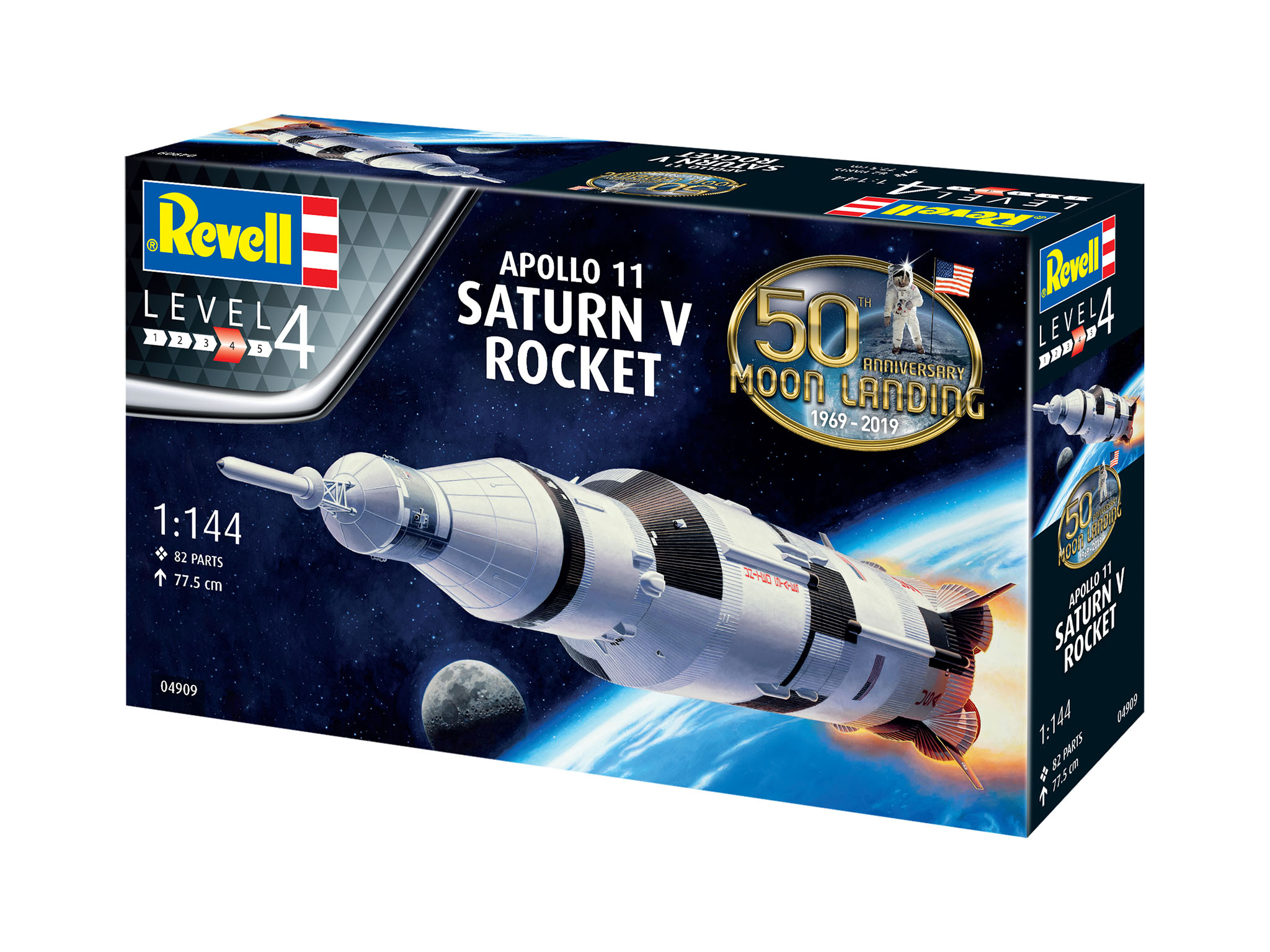 Revell 04909 Apollo Saturn V Modellbausatz Rakete, Waffe