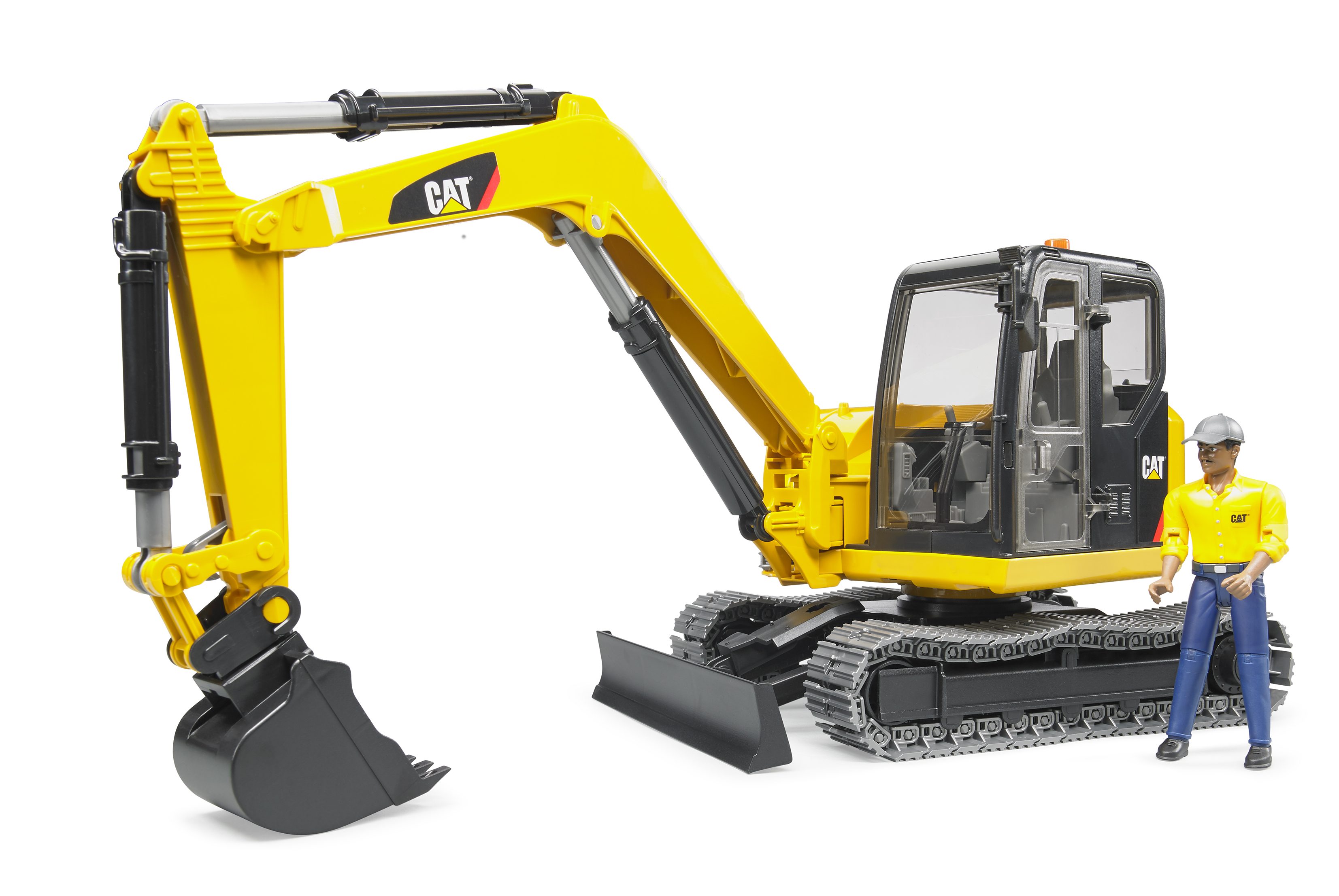 BRUDER 02466 - Cat® Minibagger mit Bauarbeiter - Bild 4