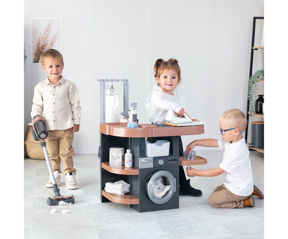 Smoby Smoby Rowenta Haushalts-Set Waschküche Smoby Smoby Rowenta Haushalts-Set Waschküche