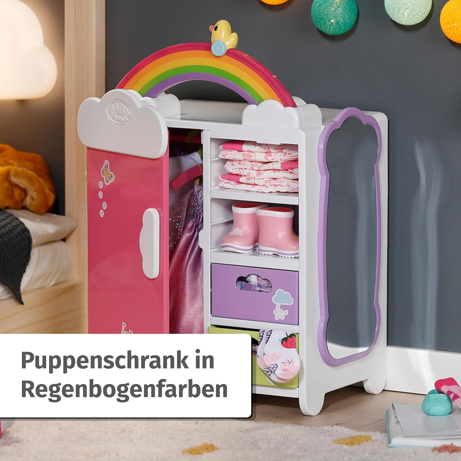 BABY born® Regenbogen Schrank
