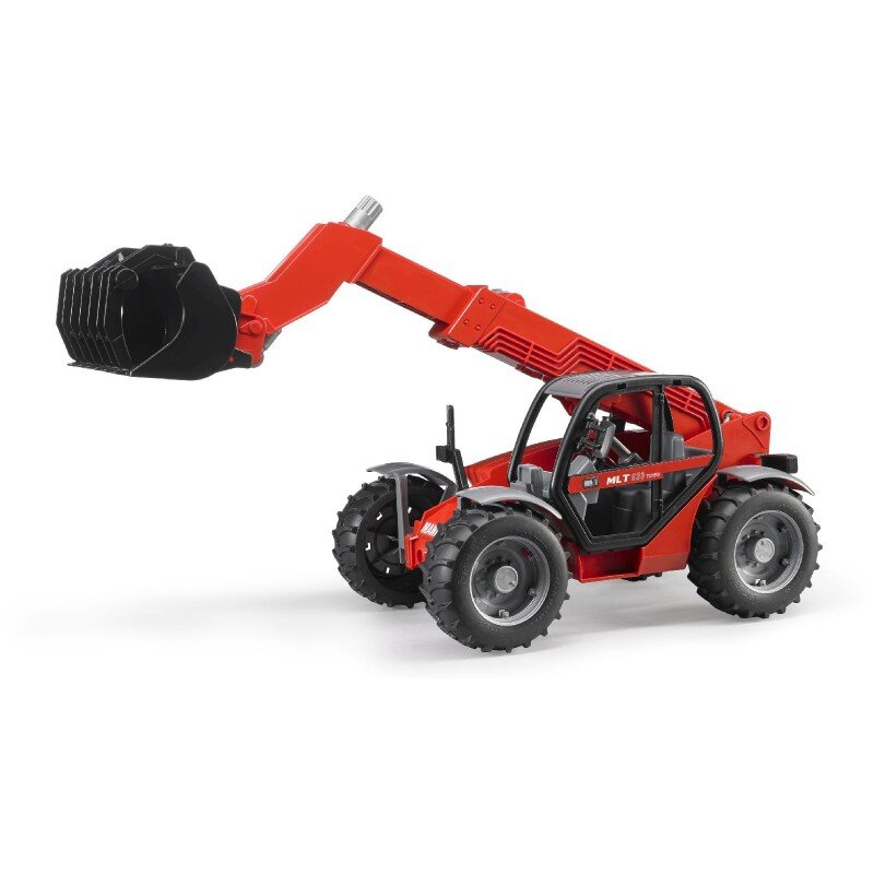 Bruder 02125 Manitou Teleskoplader MLT 633 Maschine, Rad