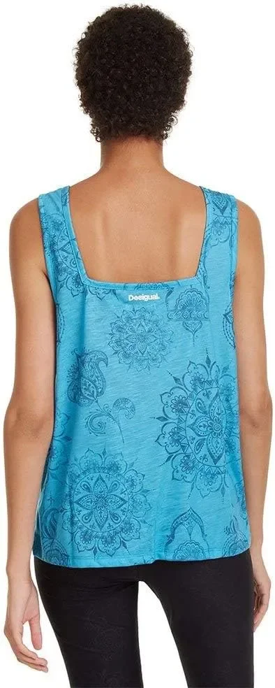 Desigual T-Shirt Oversize Hindi Dancer Gr. M 19SOTK18-7058 Desigual T-Shirt Oversize Hindi Dancer Gr. M 19SOTK18-7058