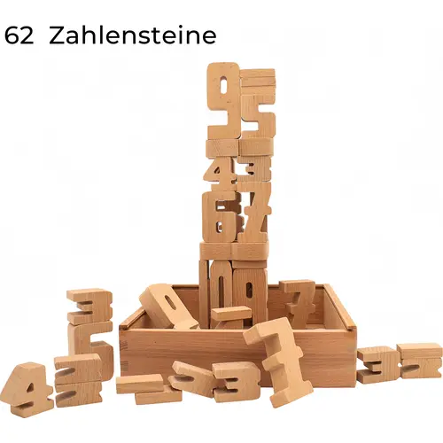 Filapen Montessori Zahlensteine 62 Stck. Filapen Montessori Zahlensteine 62 Stck.