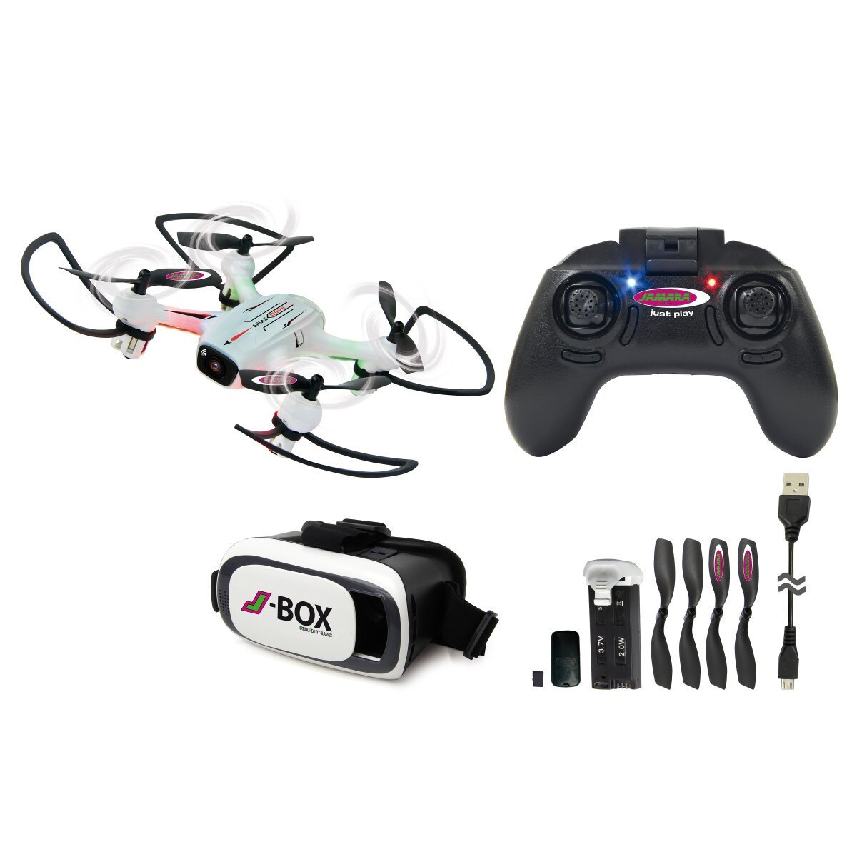 JAMARA Angle 120 VR Wide Angle Drone Altitude HD FPV Wifi ab 16 Jahren JAMARA Angle 120 VR Wide Angle Drone Altitude HD FPV Wifi ab 16 Jahren