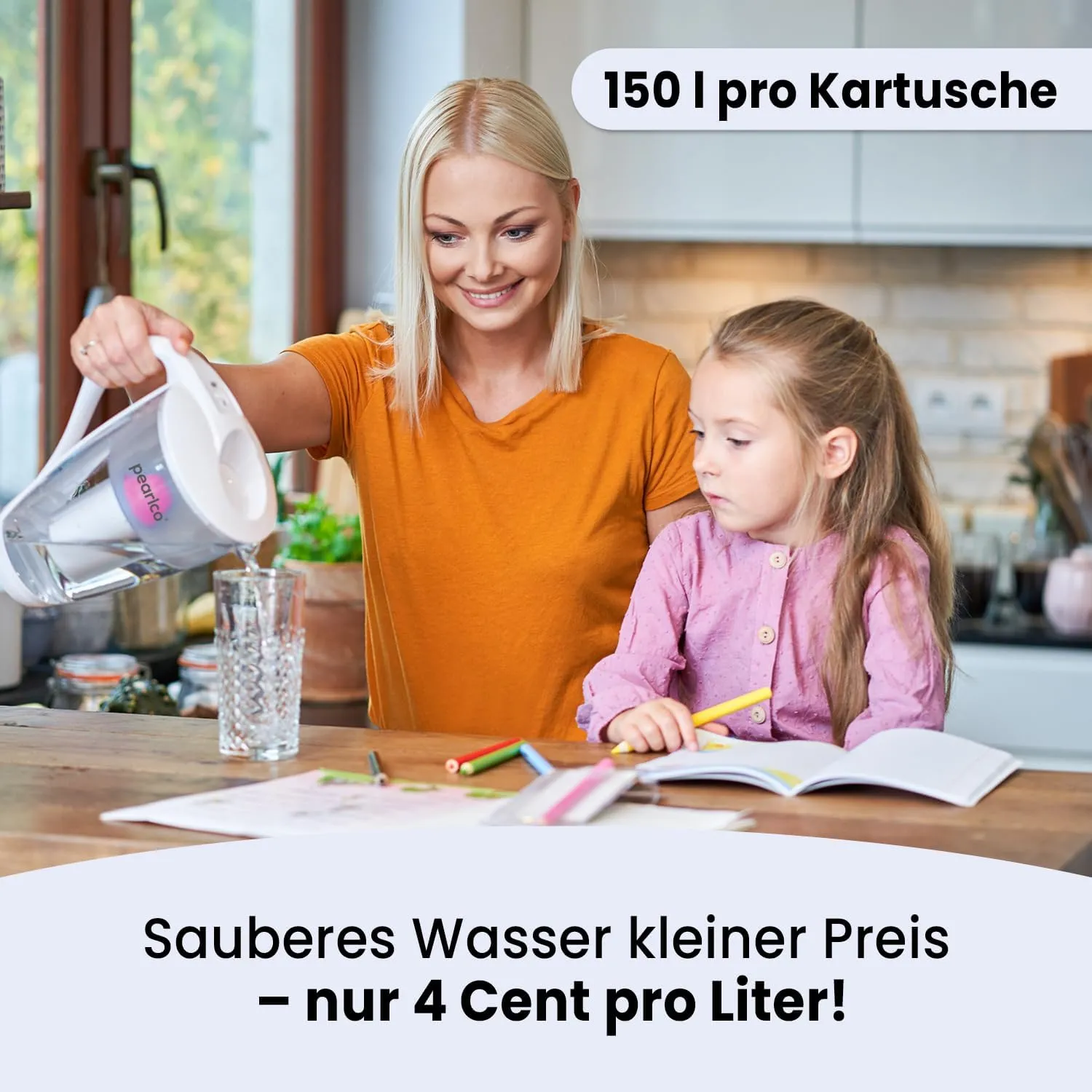 PEARLCO 262039 Protect+ Unimax Filterkartuschen – 3er Pack – für sehr hartes Wasser