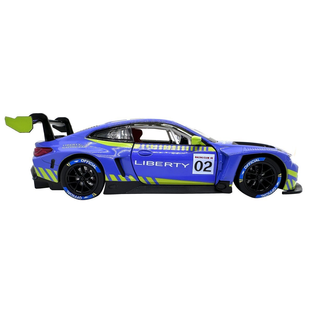 JAMARA BMW M4 GT3 Diecast 1:24 grün inkl. Knopfzellen ab 3 Jahren