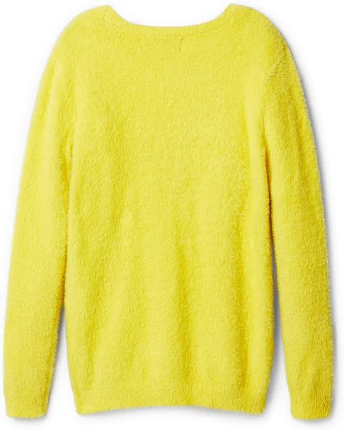 Desigual Mädchen Pullover - Gelb mit Tweety-Motiv 22WGJF018022/5 Desigual Mädchen Pullover - Gelb mit Tweety-Motiv 22WGJF018022/5