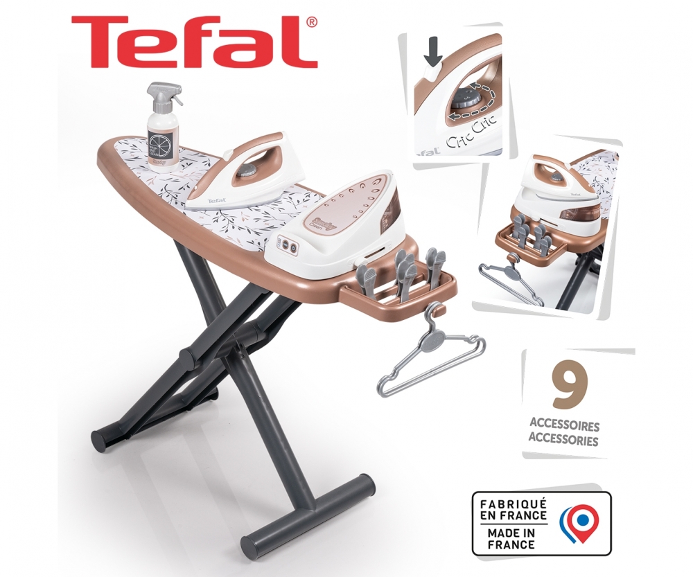 Smoby Smoby Tefal Bügelbrett mit Dampfstation