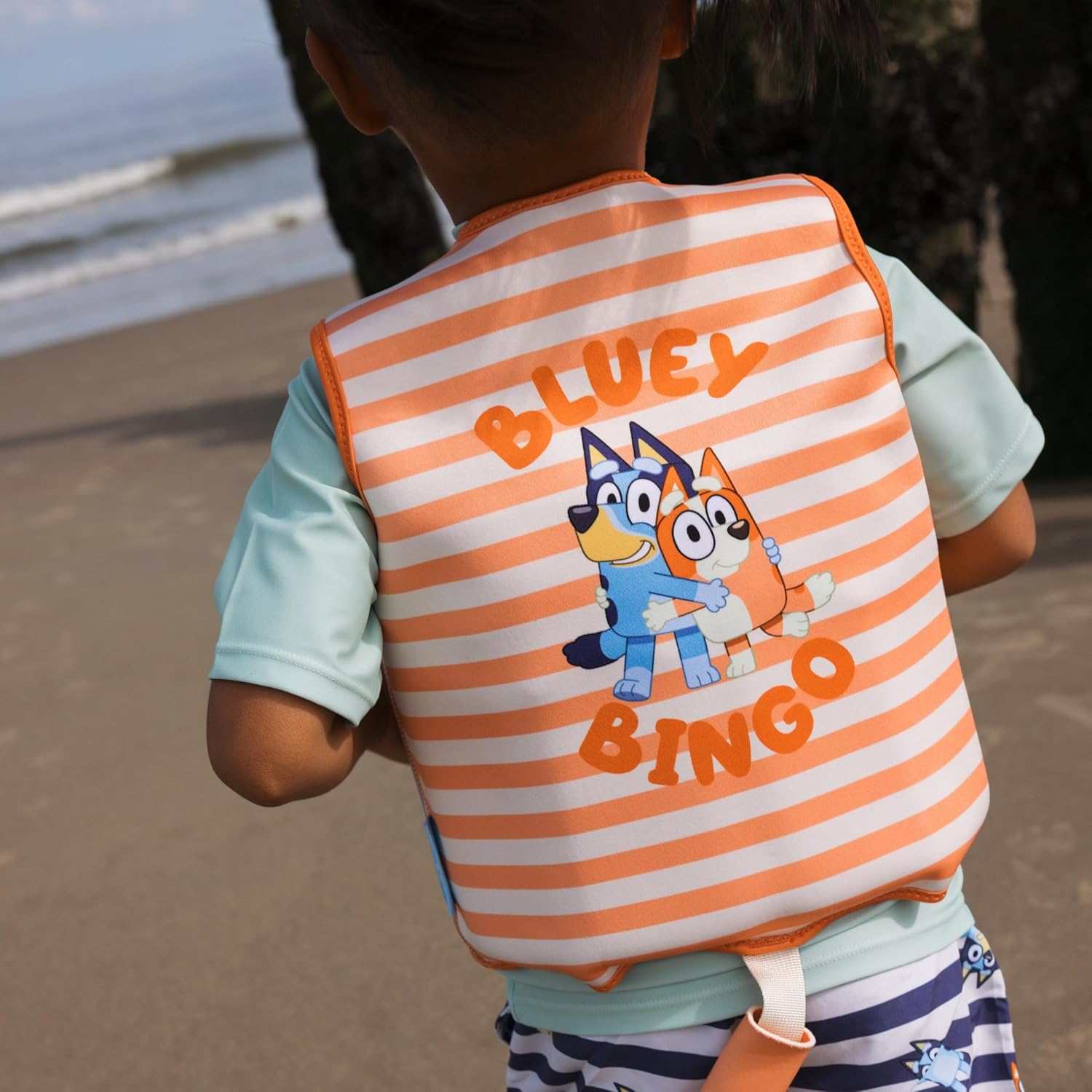 Bluey Swimming Vest 2-3 Jahre Weste, Rettungsweste, Tasche, T-shirt, Person