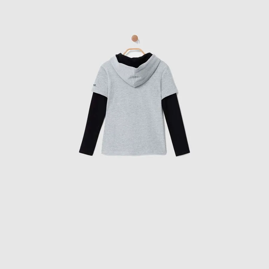 Desigual Jungen Pullover „Moore“ - Grau 20SBSK05 Desigual Jungen Pullover „Moore“ - Grau 20SBSK05