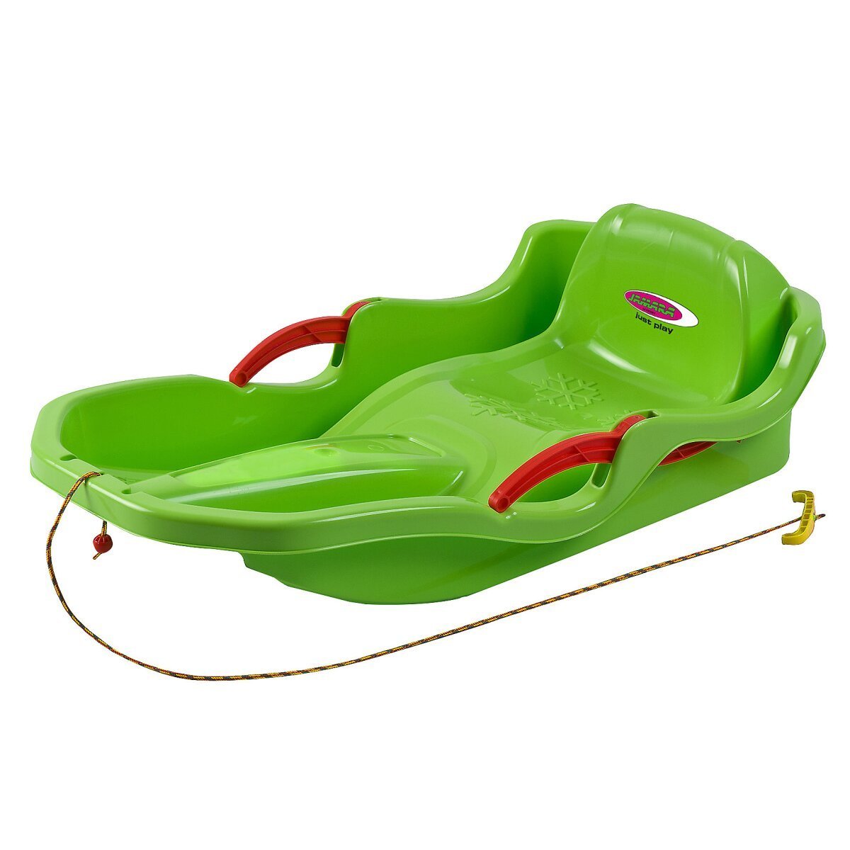 JAMARA Snow Play Bob Comfort 80 cm grün mit Bremse ab 3 Jahren