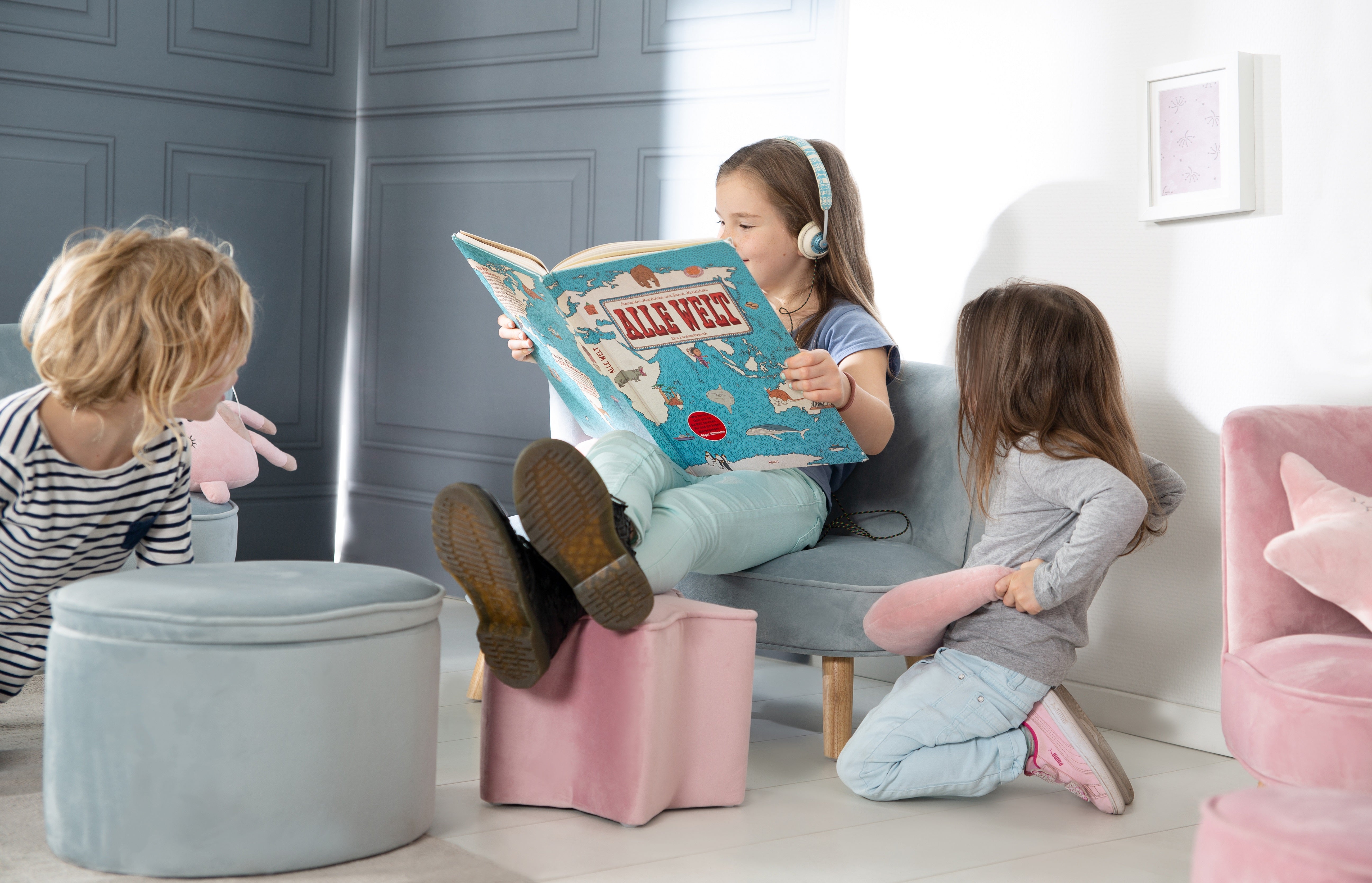 Roba 450110SY Kindersofa hell blau – Spielmöbel - Bild 8 Roba 450110SY Kindersofa hell blau – Spielmöbel - Produktbild 8