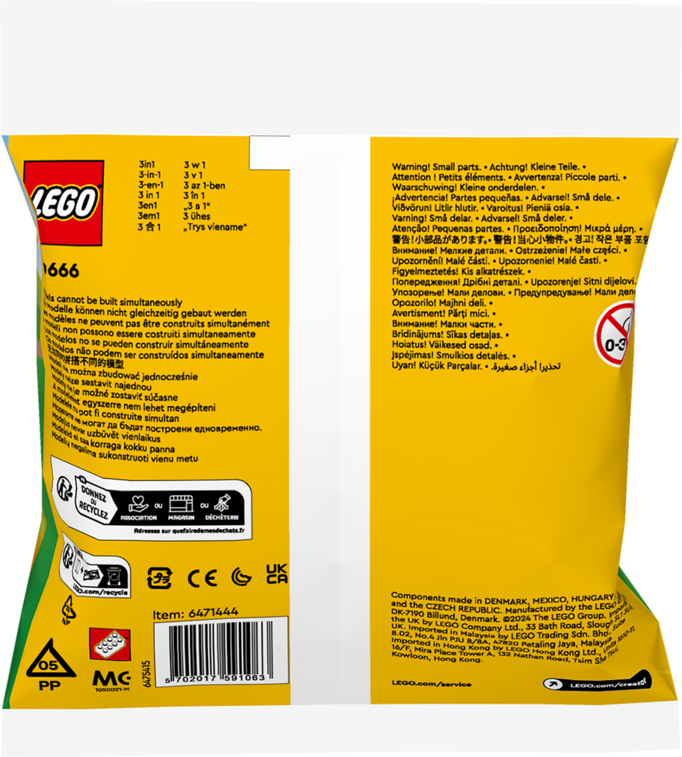 LEGO® Creator 3 in 1 Geschenkset mit Tieren 30666