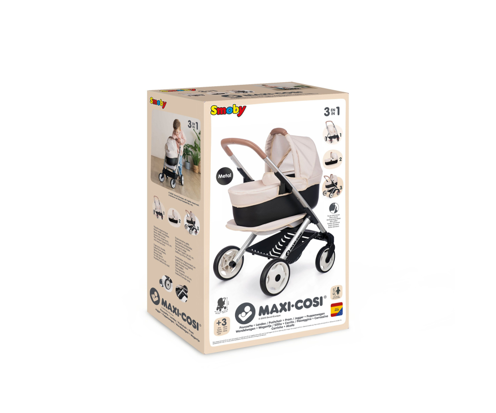 Smoby Smoby Maxi-Cosi Puppenwagen 3-in-1