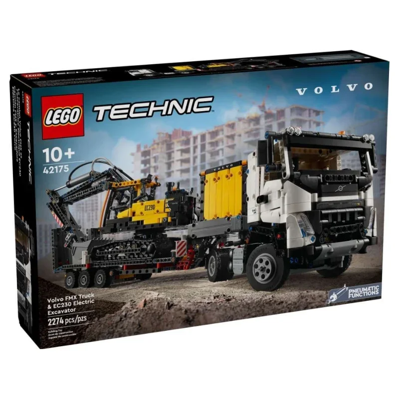 LEGO®, 42175, Technic, -, Volvo, FMX, LKW, mit, EC230, Electric, Raupenbagger