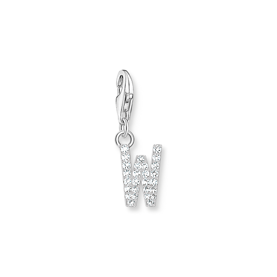 Thomas, Sabo, Anhänger, Charm-Club, 925, Sterling, Silber, Zirkonia, Weiß, 1960-051-14, Zubehor, Ohrring, Schmuck, Rauchrohr, Diamant