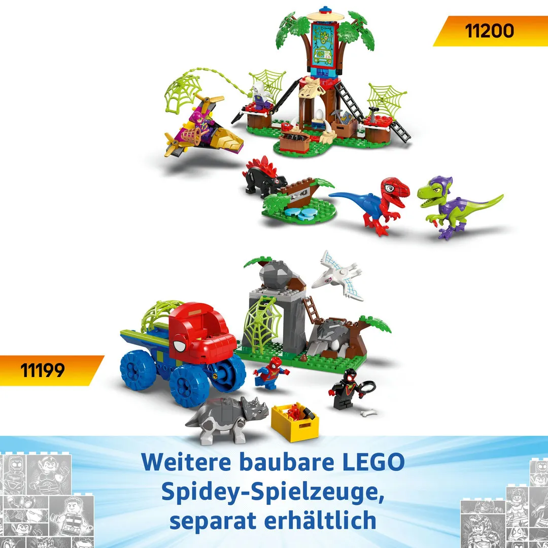 LEGO® Spidey und seine Superfreunde 11199 Spideys Team auf Rettungsmission im Dino-Truck LEGO® Spidey und seine Superfreunde 11199 Spideys Team auf Rettungsmission im Dino-Truck
