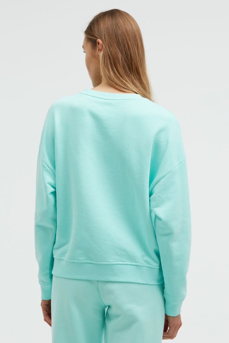 SENSES 2602396911 Pullover SU: RI mit Print, Damen, Türkis SENSES 2602396911 Pullover SU: RI mit Print, Damen, Türkis