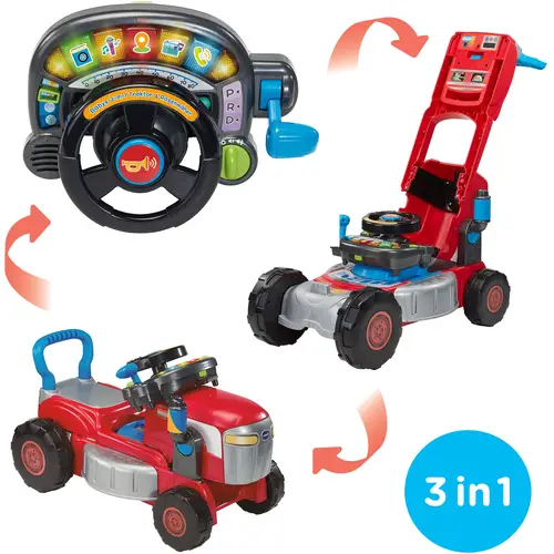 VTech, Babys, 3-in-1, Traktor, Rasenmäher VTech Babys 3-in-1 Traktor Rasenmäher