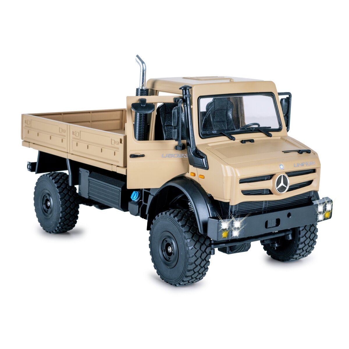 JAMARA Mercedes-Benz Unimog U5023 1:14 beige 2,4GHz ab 6 Jahren JAMARA Mercedes-Benz Unimog U5023 1:14 beige 2,4GHz ab 6 Jahren