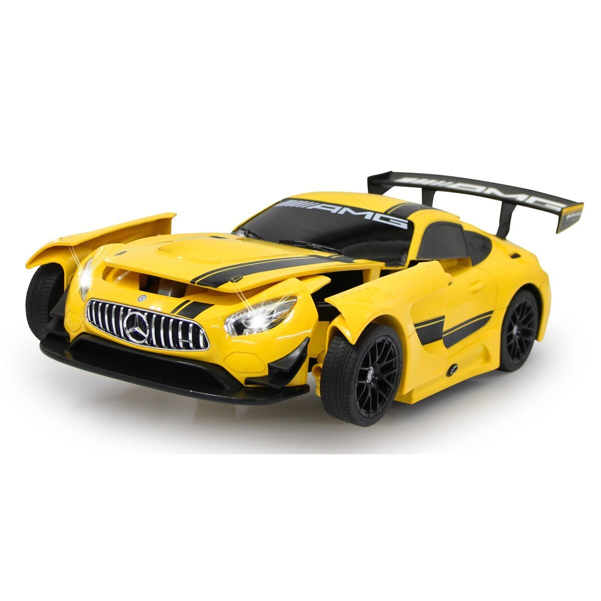 JAMARA Mercedes-AMG GT3 1:14 gelb 2,4GHz transformable ab 8 Jahren JAMARA Mercedes-AMG GT3 1:14 gelb 2,4GHz transformable ab 8 Jahren