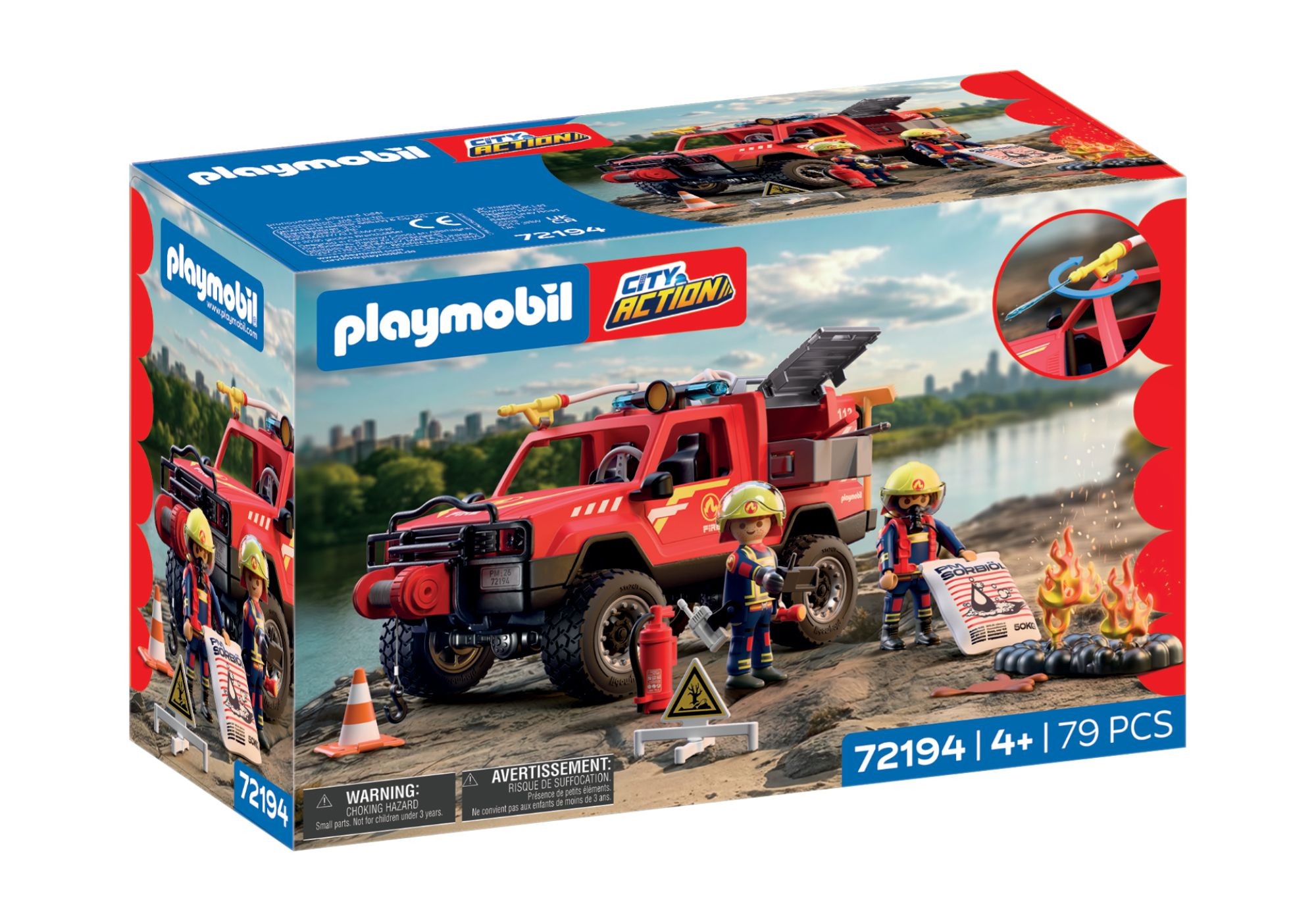 PLAYMOBIL City Action Feuerwehr-Pickup 72194