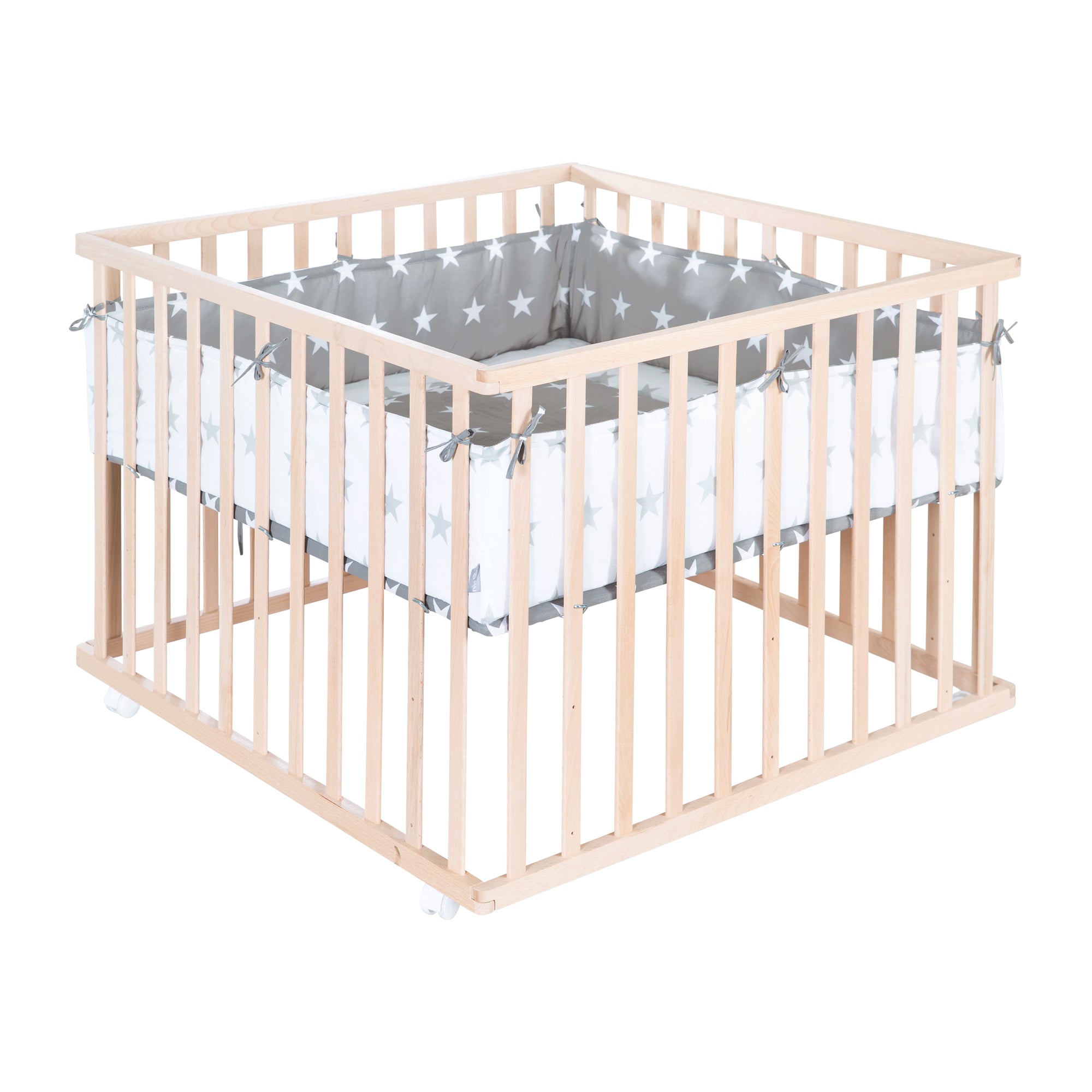 Roba 0246NAV190 Laufgitter 100x100 Little Stars Bio Buche natur - Bild 7 Roba 0246NAV190 Laufgitter 100x100 Little Stars Bio Buche natur - Produktbild 7