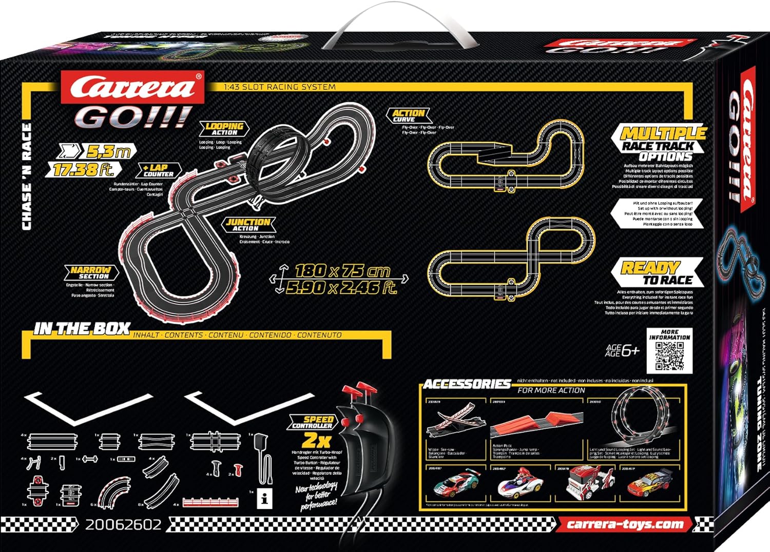 Carrera GO!!! Tuning Zone Elektronik, Hardware, QR-Code