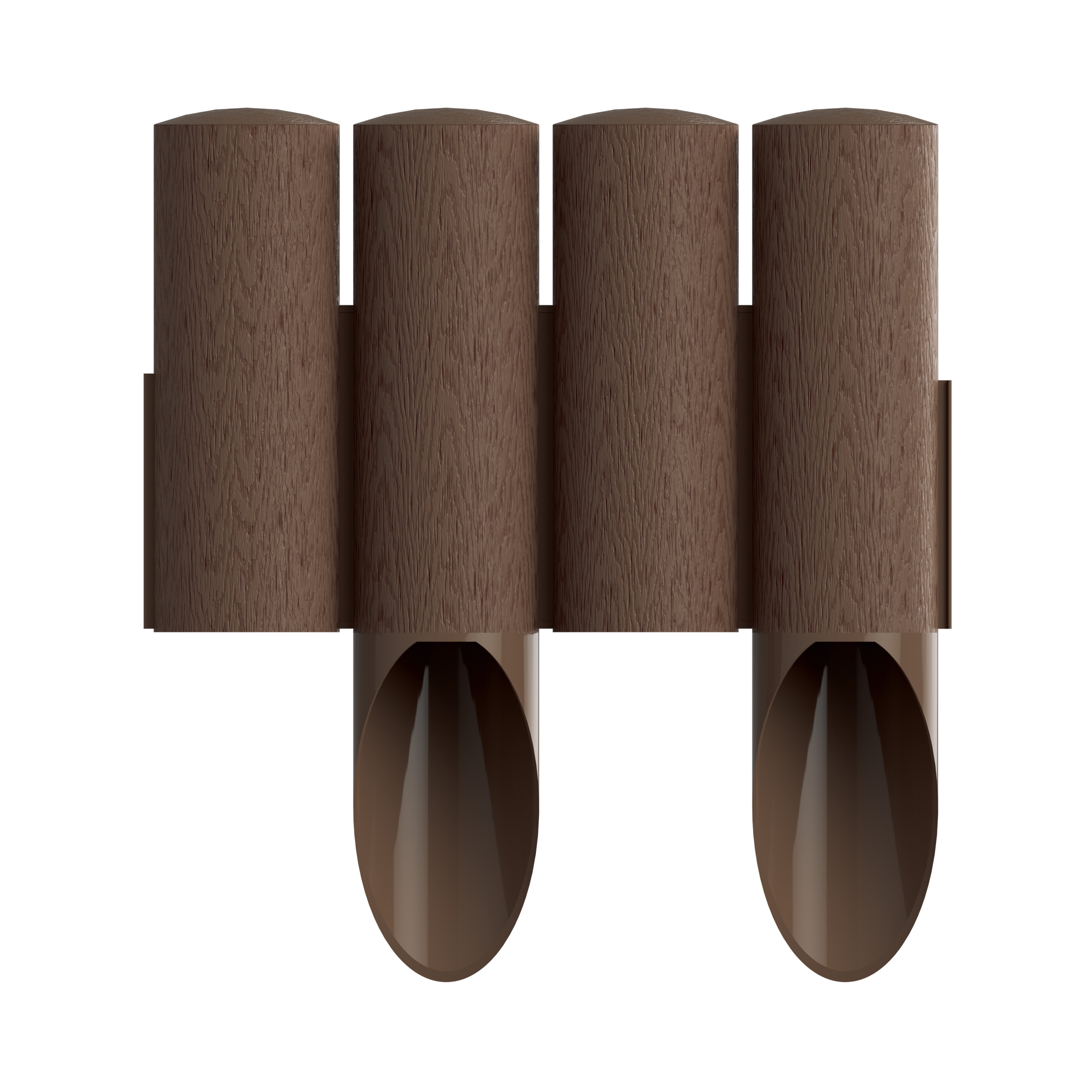 Cellfast Gartenpalisade 4 STANDARD 2,3 m braun