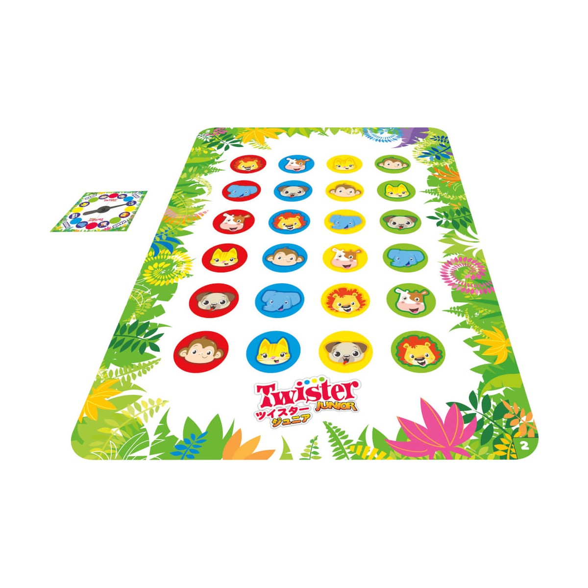 Twister Junior Geschicklichkeitsspiel Dekoration für Zuhause, Teppich