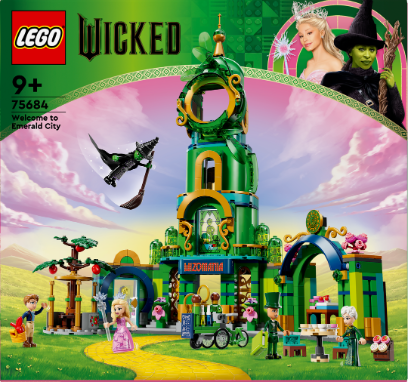 LEGO® Wicked Willkommen in Emerald City 75684 Erwachsener, Weiblich, Person, Frau