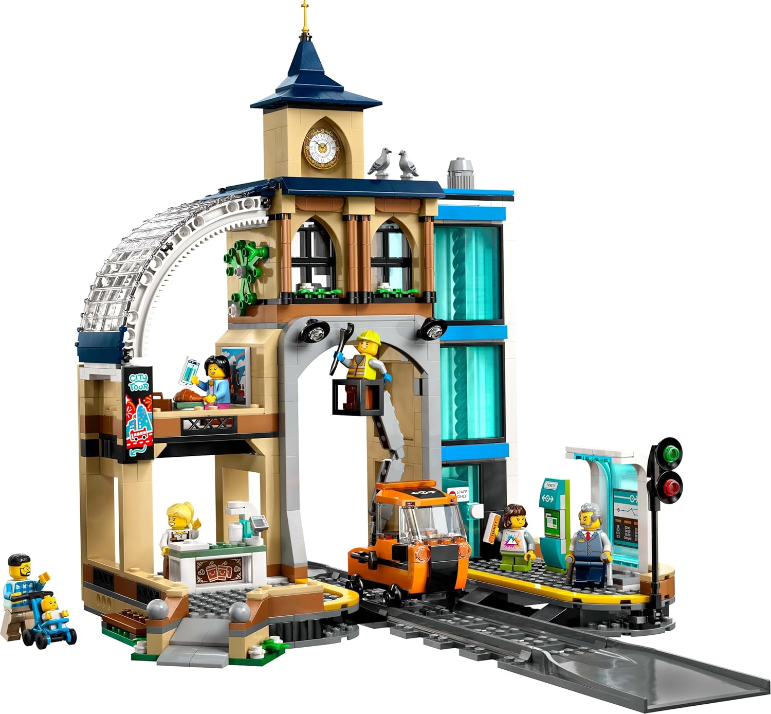 LEGO® City 60469 Hauptbahnhof Spielzeug, Person, Lego-Set