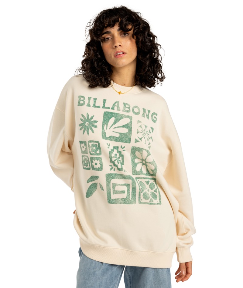 Billabong Baby Tee Kurzarmshirt für Damen Strickwaren, Pullover, Sweatshirt, Langarm, Kapuzenpulli