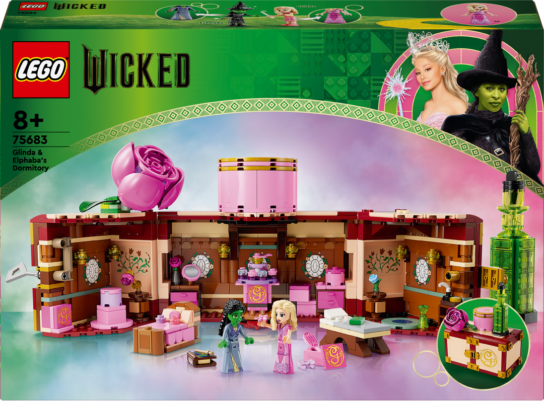 LEGO, Wicked, Glindas, und, Elphabas, Schlafsaal, 75683, Erwachsener, Weiblich, Person, Frau, Figur LEGO Wicked Glindas und Elphabas Schlafsaal 75683