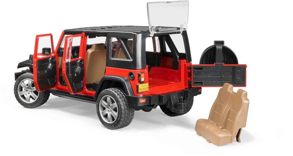 BRUDER 02525 - JEEP Wrangler Unlimited Rubicon Maschine, Rad
