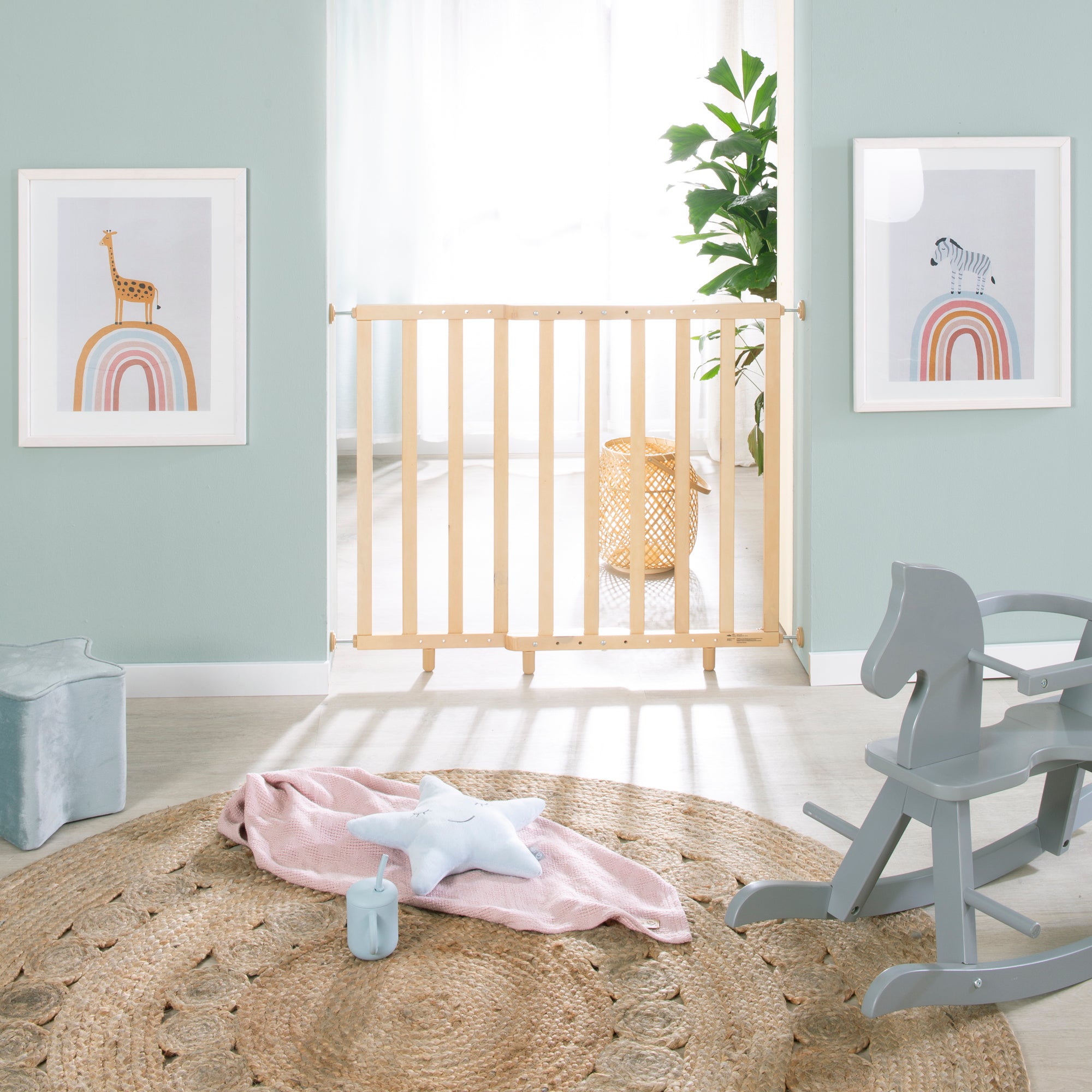 Roba 1510 Türschutzgitter natur lackiert - Produktbild 2