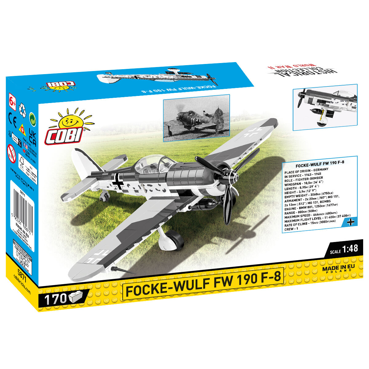 COBI 5871 - FOCKE-WULF FW 190 F-8 - Bild 2 COBI 5871 - FOCKE-WULF FW 190 F-8 - Bild 2