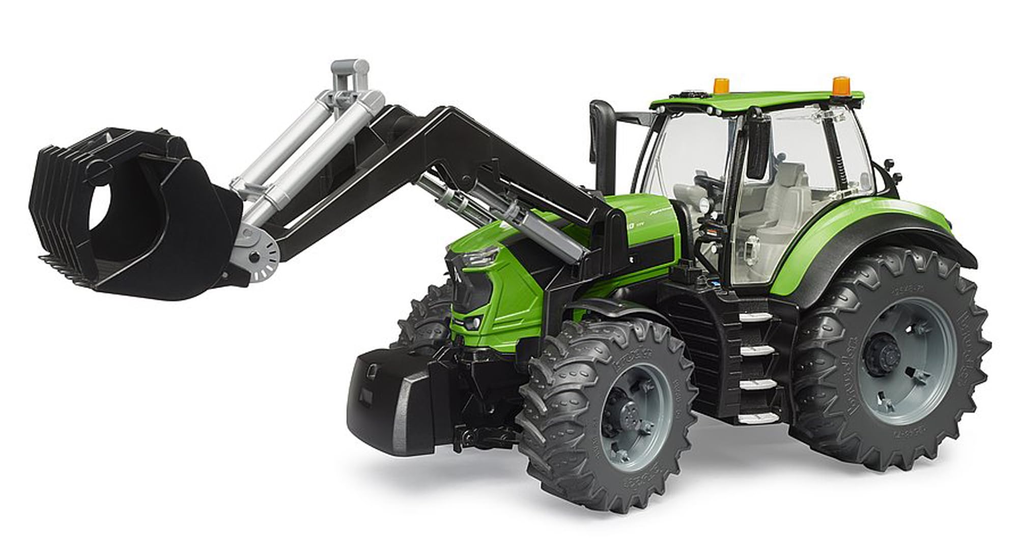 Bruder 03161 - Deutz 8280 TTV mit Frontlader DE Maschine, Rad, Rasenmäher, Werkzeug, Traktor