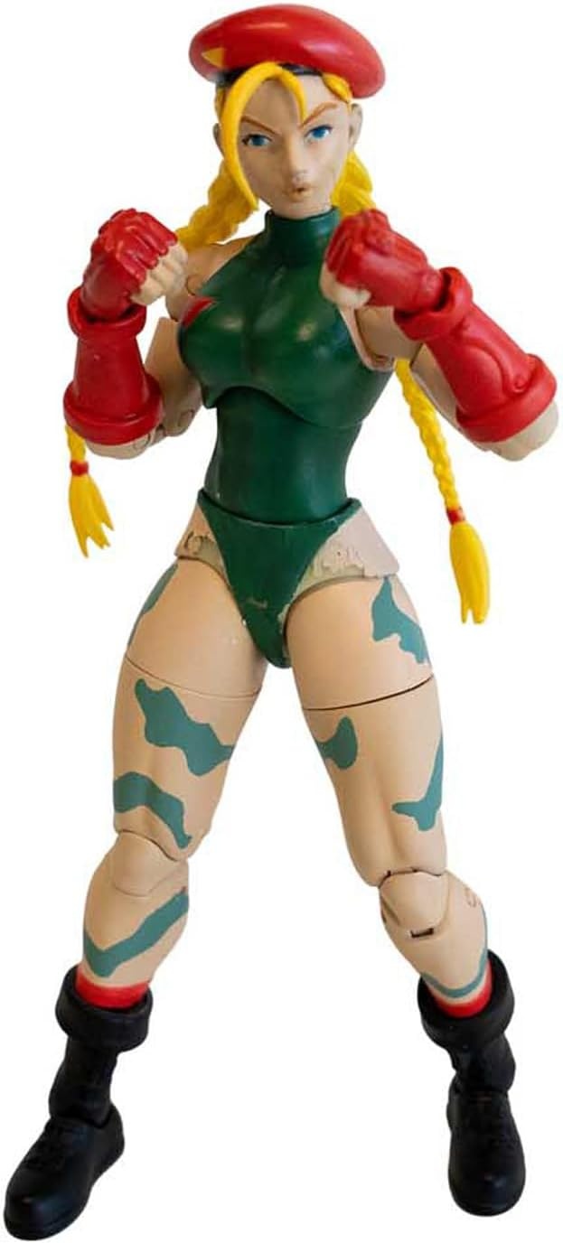 Jada 253252033 Street Fighter II Cammy Actionfigur 6" 15 cm Jada, 253252033, Street, Fighter, II, Cammy, Actionfigur, 6", 15, cm, Person, Gesicht, Kopf, Spielzeug