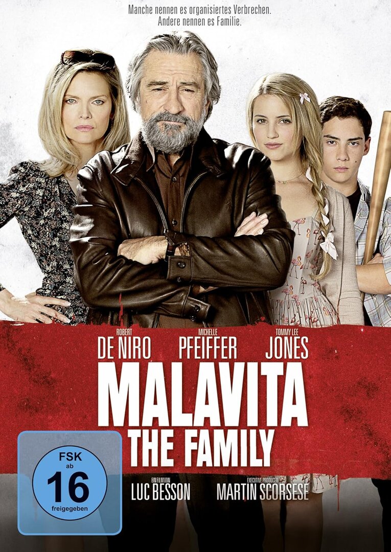Film_Malavita_-_The_Family, Mantel, Jacke, Werbung, Plakat, Person