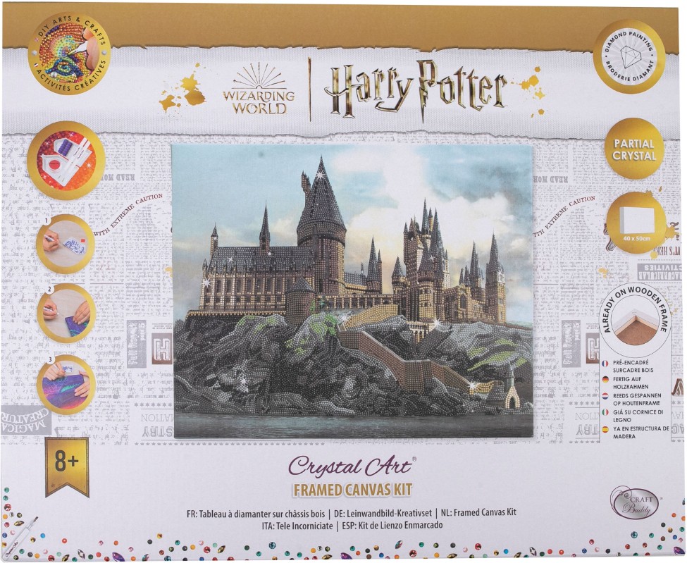 Crystal, Art, Leinwandbild, Hogwarts, Castle