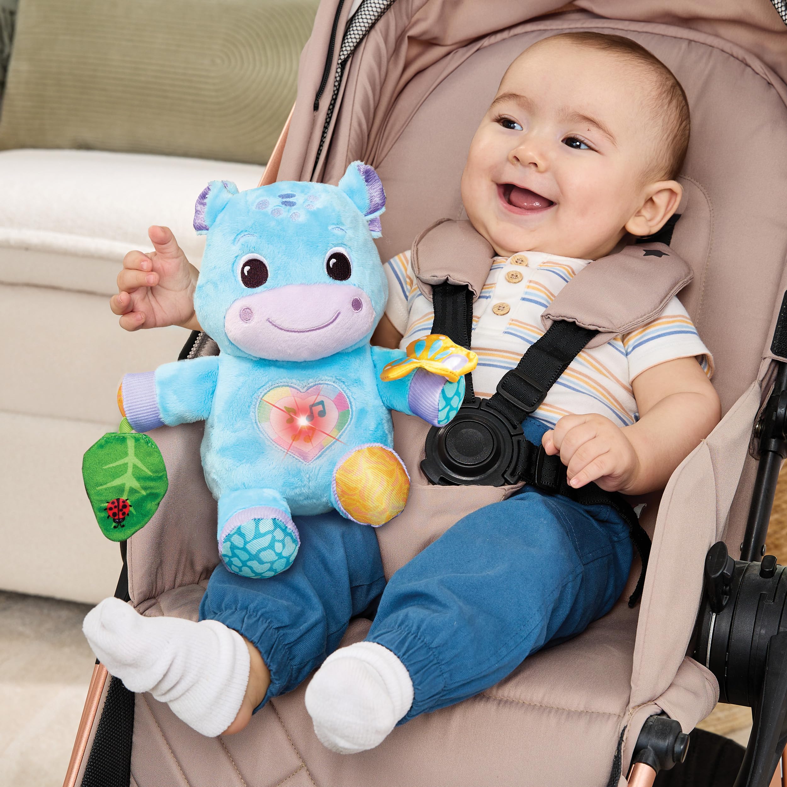 VTech Baby - Flauschiges Flusspferd 80577704 Gesicht, Kopf, Person, Portrait, Baby