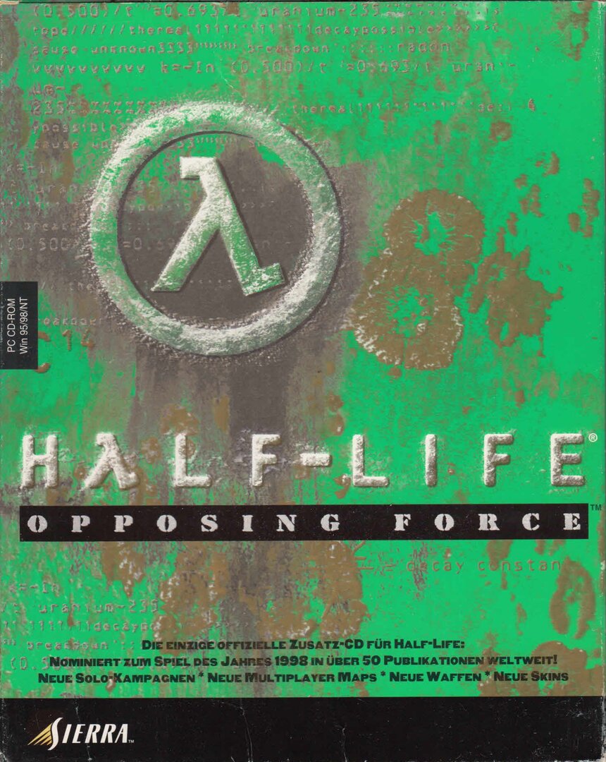 PC_HALF_LIFE_OPPOSING_FORCE, Buch, Veröffentlichung, Werbung, Plakat