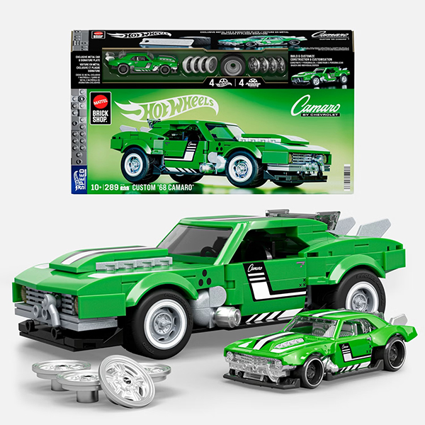 Hot, Wheels, Building, SPEED, SERIES, CAMARO, Rad, Sprach, Leichtmetallfelge, Auto, Spielzeug Hot Wheels Building SPEED SERIES CAMARO