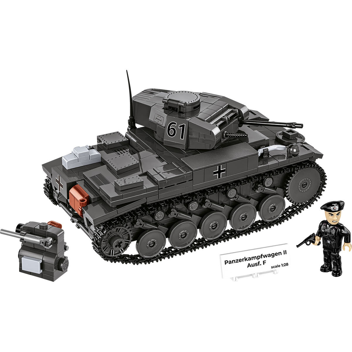 COBI 2597 - Panzerkampfwagen II AUSF. 1:28 - Bild 6
