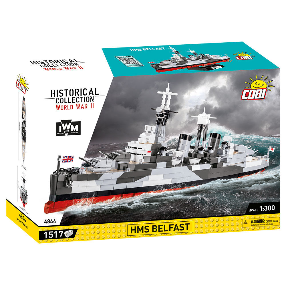 COBI 4844 - HMS Belfast Maßstabb 1:300) COBI 4844 - HMS Belfast Maßstabb 1:300)
